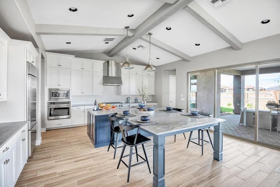 Grace Kitchen with Island Table Option