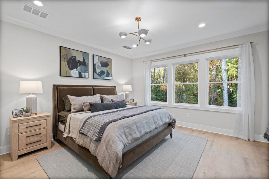 Representative furnished interior of a home built from the The Kennedy by JW Collection in Devin's Shire, Kennesaw (Image 19).