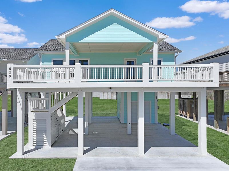 Exterior details and patio area of a home in , Bolivar Peninsula (Image 18). Exterior details and patio area of a home in , Bolivar Peninsula (Image 18).