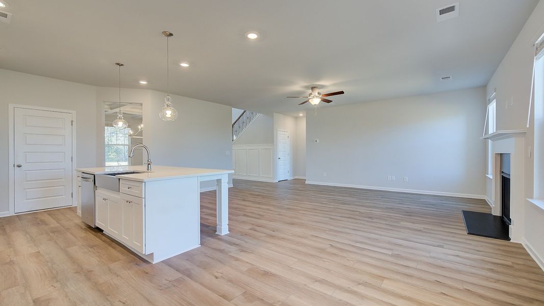 Furnished interior view inside a new home in Westwind Estates, Hampton (Image 12).