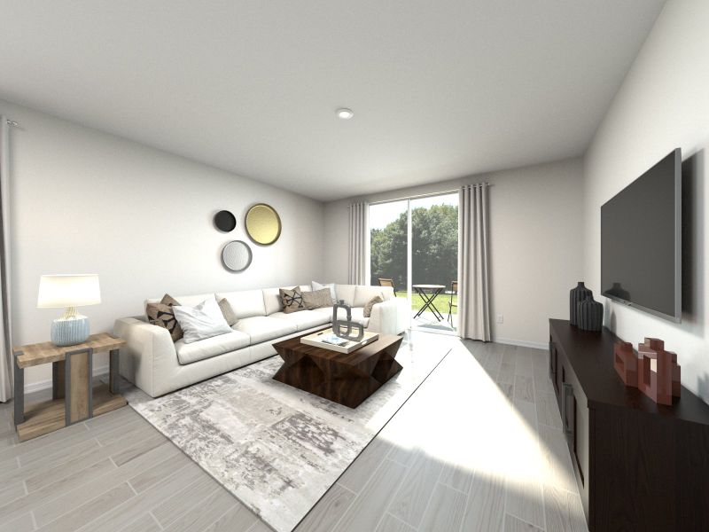 Furnished interior view inside a new home in Two Rivers - Premier Series, Zephyrhills (Image 4).
