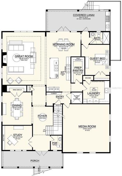 2D floor plan layout of this home in , Tampa, FL (Image 1). 2D floor plan layout of this home in , Tampa, FL (Image 1).