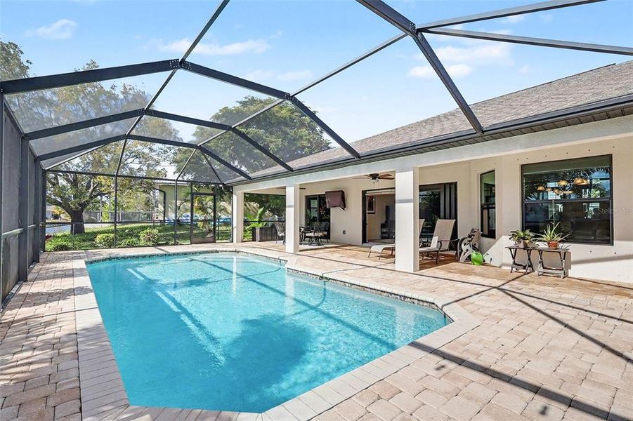Exterior details and patio area of a home in , Cape Coral (Image 3). Exterior details and patio area of a home in , Cape Coral (Image 3).