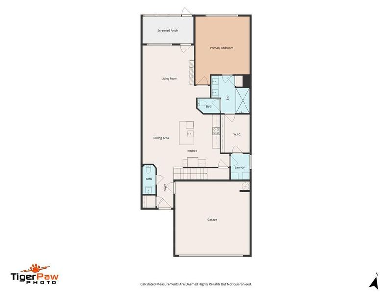 2D floor plan layout of this home in , Flowery Branch, GA (Image 6).