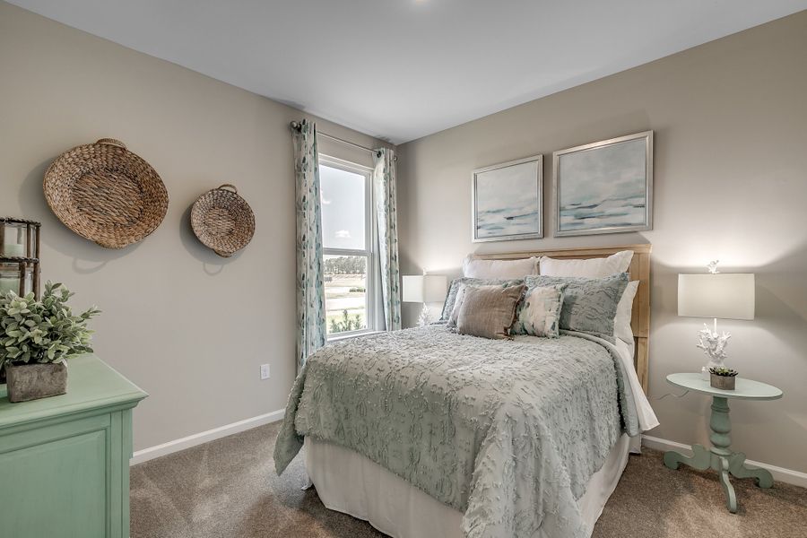 Representative furnished interior of a home built from the Jasmine by Beazer Homes in Marshfield Gardens, Longs (Image 9).