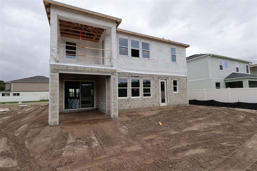 In-progress construction of a new home in Estates at Rivercrest, Sanford, FL (Image 16).