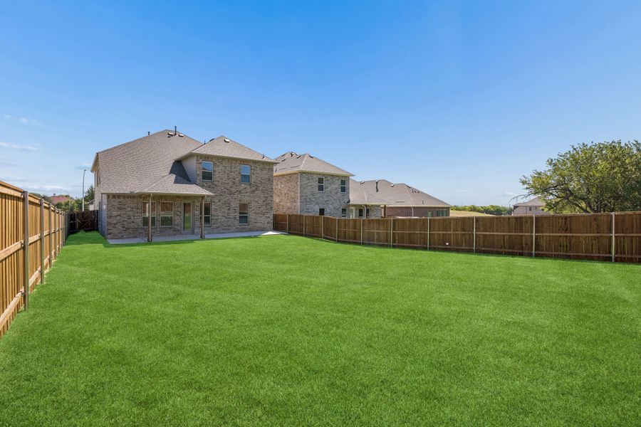 Representative exterior details of a home built from the Silverstone by Sandlin Homes in Mayfield Farms, Arlington (Image 4).