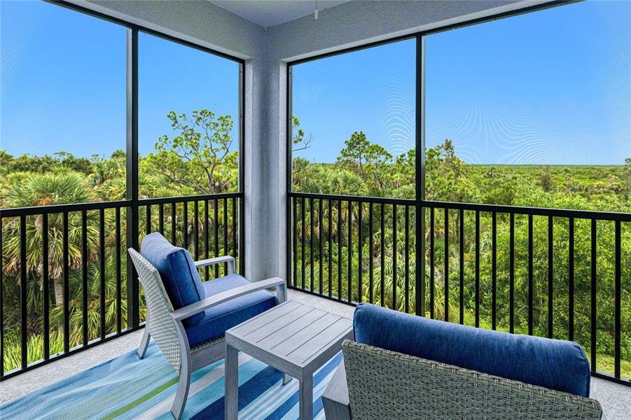 Furnished interior view inside a new home in , Punta Gorda (Image 35).