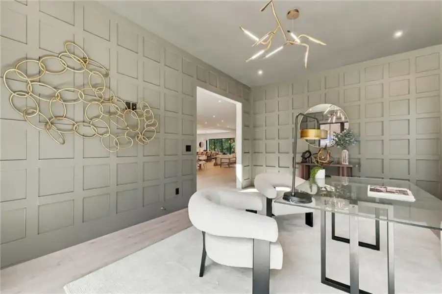 Furnished interior view inside a new home in , Sandy Springs (Image 16).