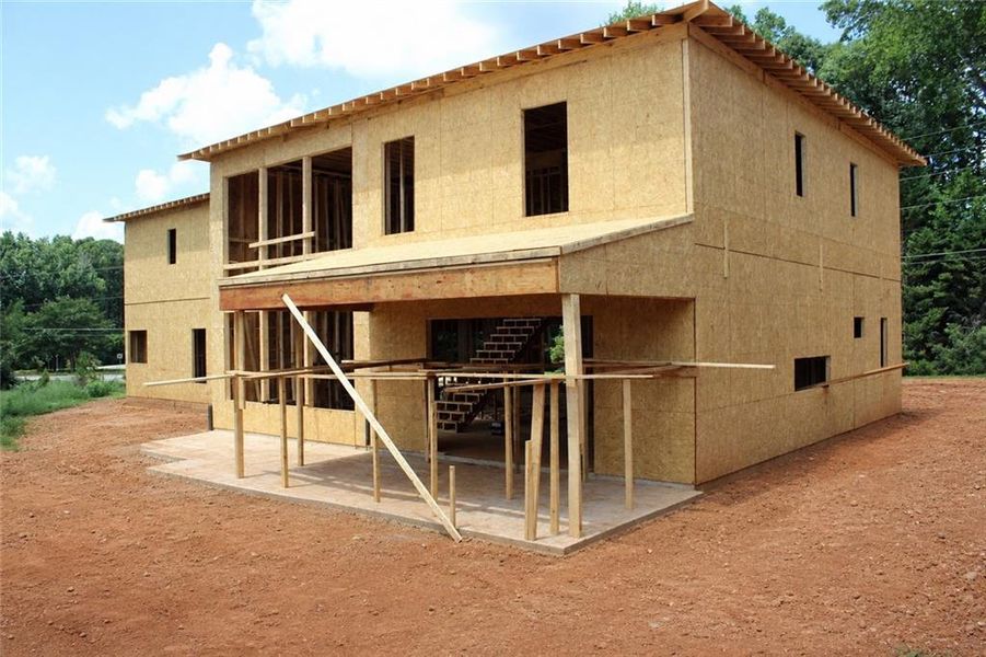 In-progress construction of a new home in , Lawrenceville, GA (Image 12).
