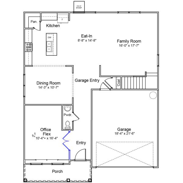 2D floor plan layout of this home in Fairview Falls, Chesnee, SC (Image 2). 2D floor plan layout of this home in Fairview Falls, Chesnee, SC (Image 2).