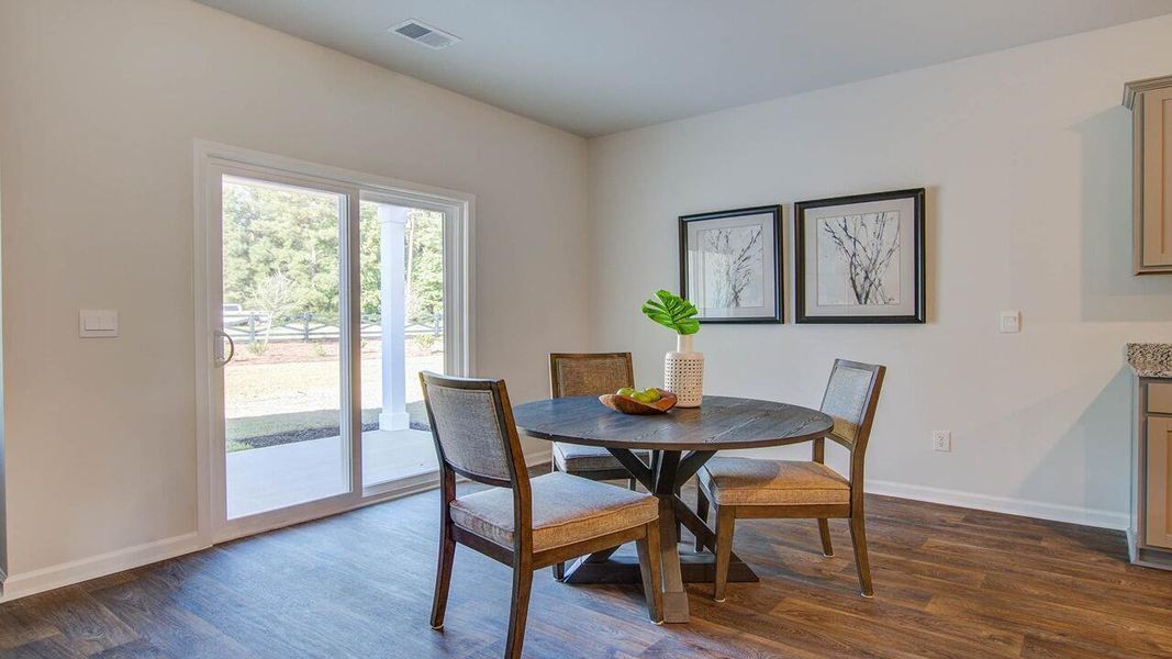 Furnished interior view inside a new home in The Ranch, Holly Hill (Image 8). Furnished interior view inside a new home in The Ranch, Holly Hill (Image 8).
