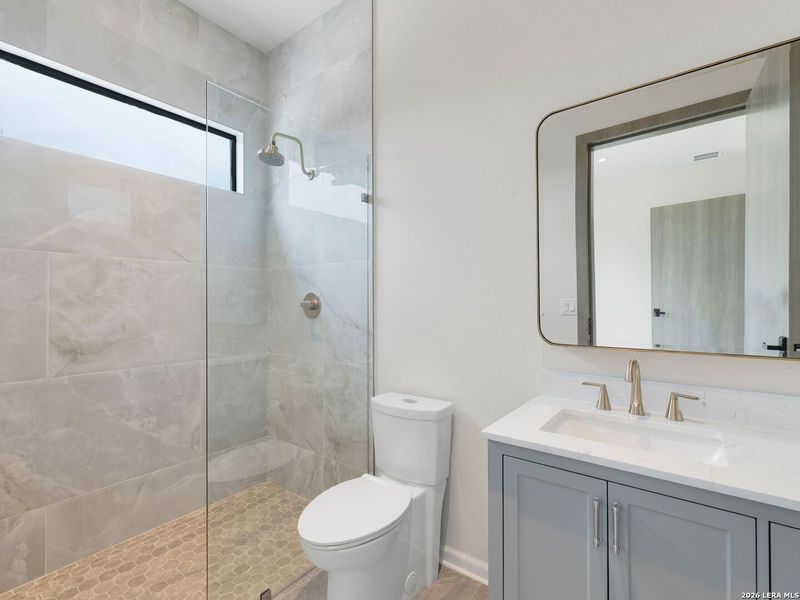 Furnished interior view inside a new home in , San Antonio (Image 42).