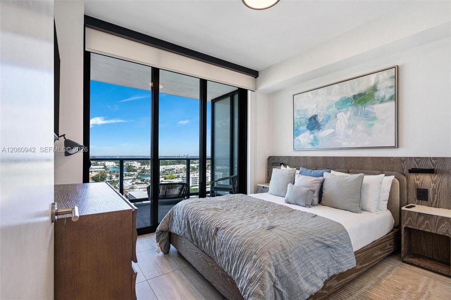 Furnished interior view inside a new home in , Miami Beach (Image 7).