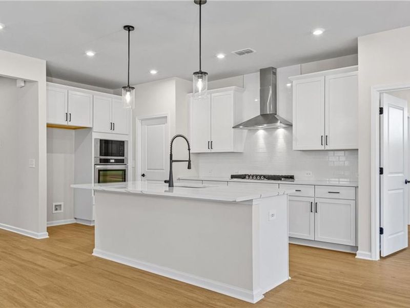 Furnished interior view inside a new home in Kelly Preserve, Loganville (Image 11).