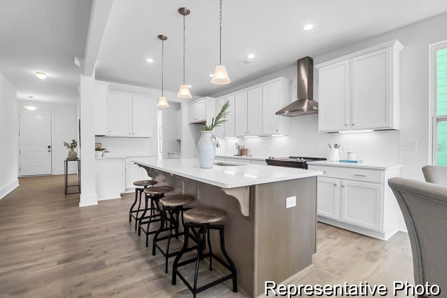 Furnished interior view inside a new home in Homecoming, Ravenel (Image 12).