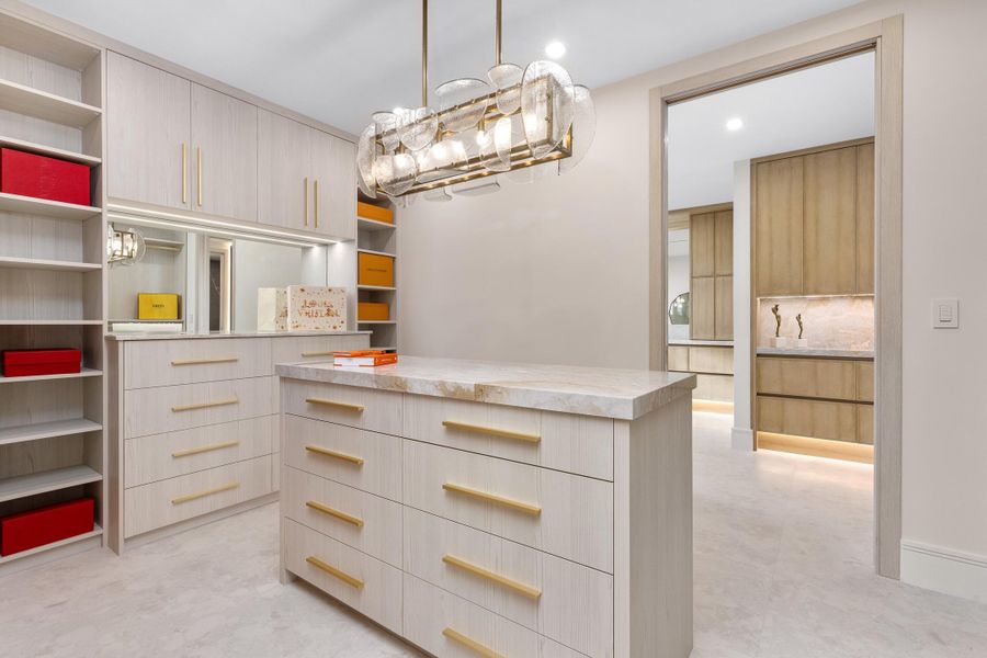 Primary closet Primary closet