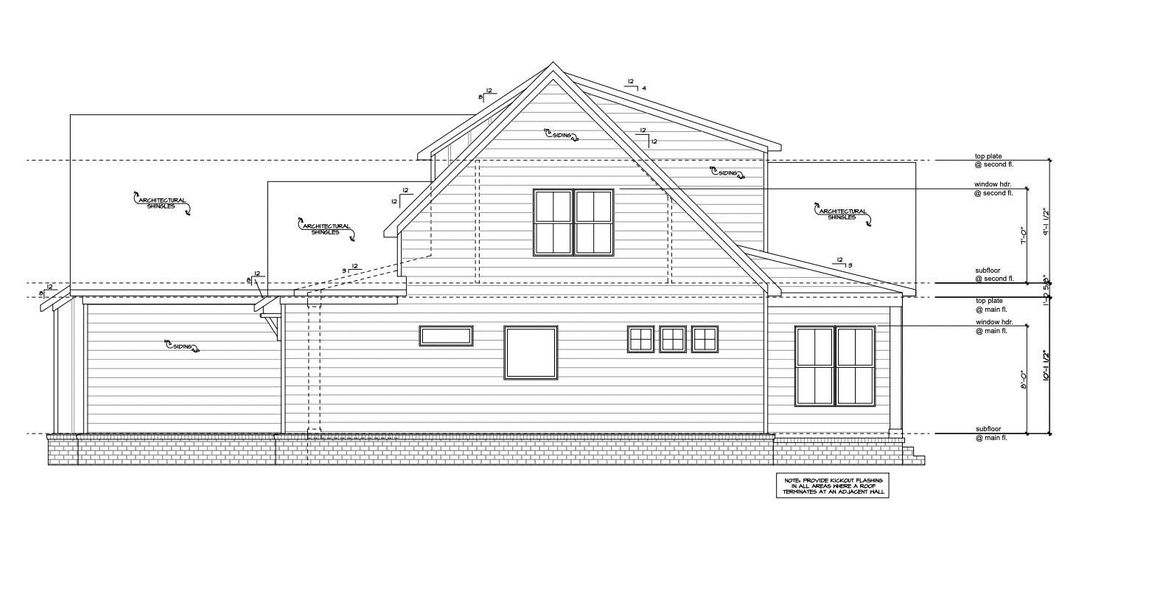 Exterior rendering of this home design in , Waxhaw, NC (Image 8).