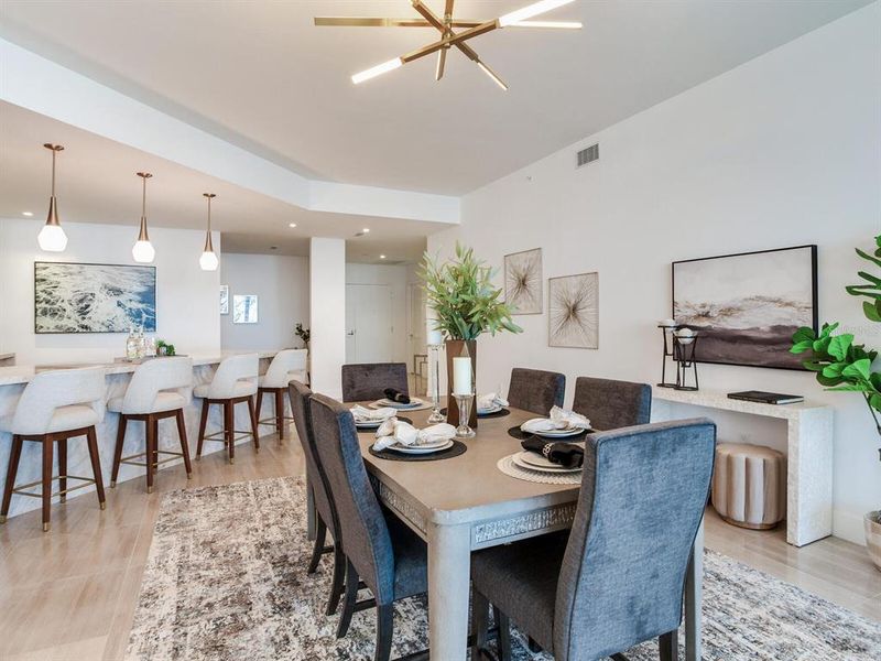 Furnished interior view inside a new home in , Tampa (Image 48).
