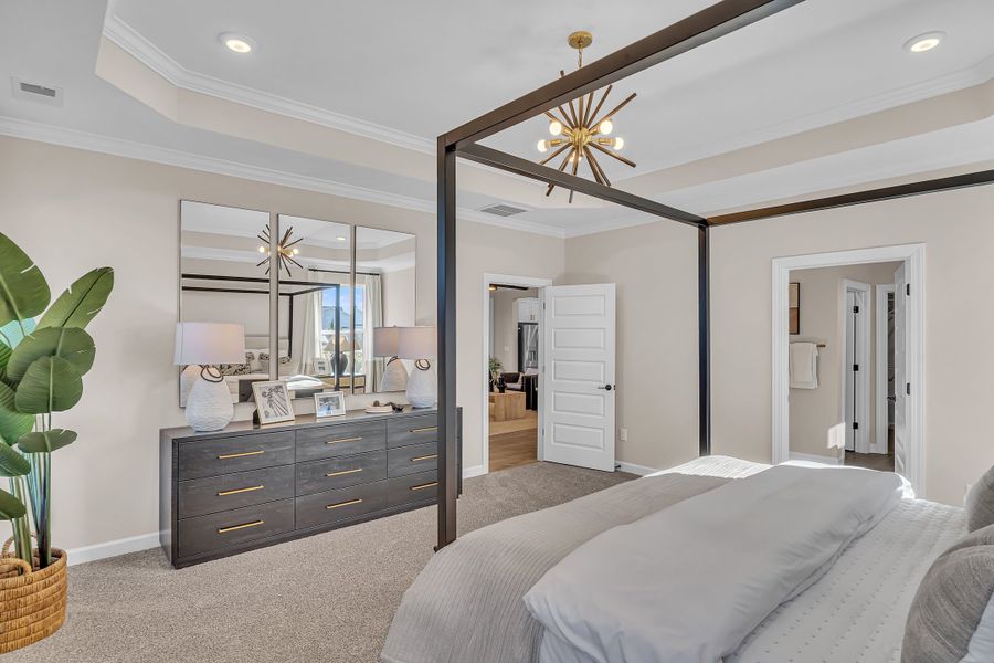 Furnished interior view inside a new home in Bridgewater - Shorehaven Village, Little River (Image 8).