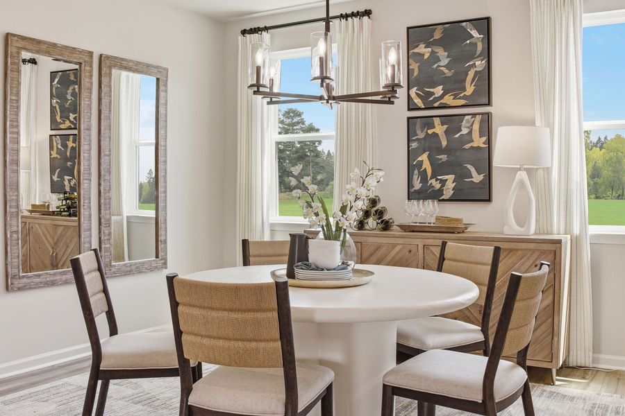 Furnished interior view inside a new home in Clairmont, Charlotte (Image 10).