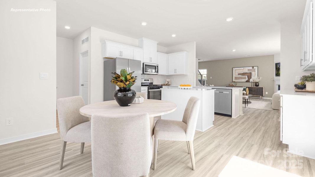 Furnished interior view inside a new home in The Hamptons at Hickory, Hickory (Image 17).