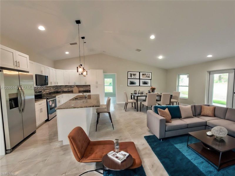 Furnished interior view inside a new home in , Labelle (Image 8). Furnished interior view inside a new home in , Labelle (Image 8).