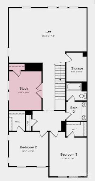 Additional Highlights Include: Study in place of flex, ledge in primary shower, and 30" freestanding gas range.