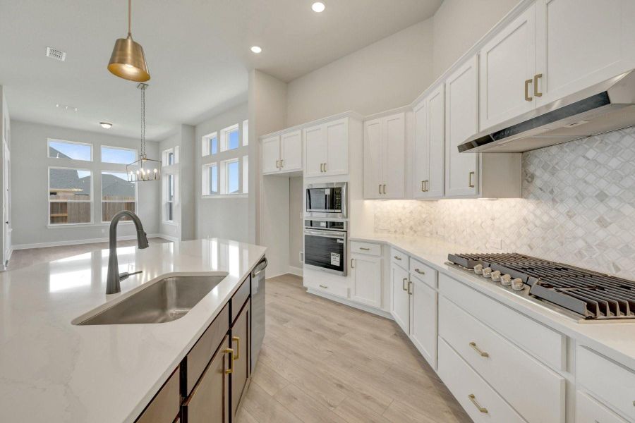 Furnished interior view inside a new home in Brookewater - Ascent Collection, Rosenberg (Image 3).