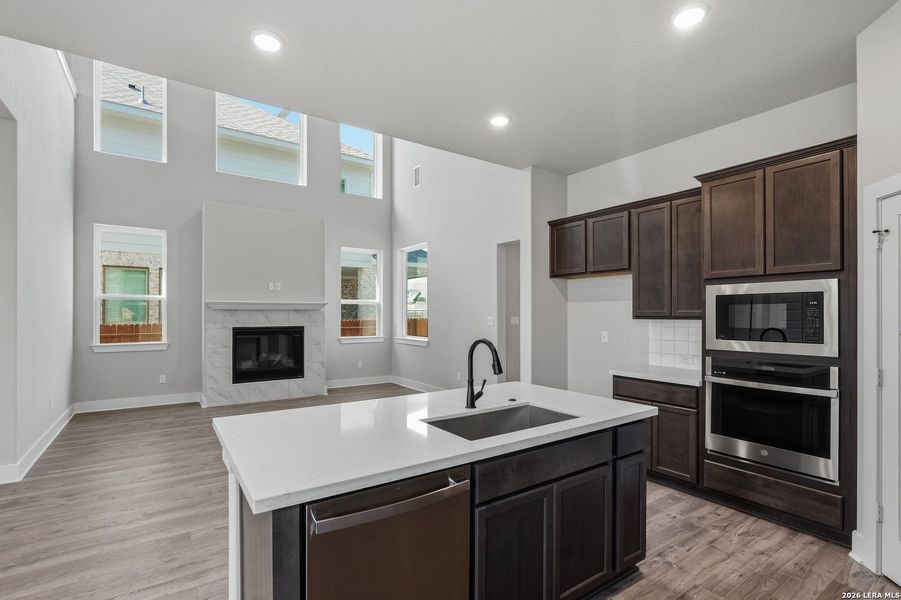 Furnished interior view inside a new home in Stillwater Ranch, San Antonio (Image 20).
