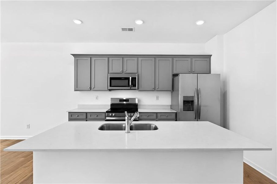Furnished interior view inside a new home in Crossvine Village, LaGrange (Image 7).