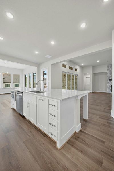 Furnished interior view inside a new home in Santa Rita Ranch, Liberty Hill (Image 10).