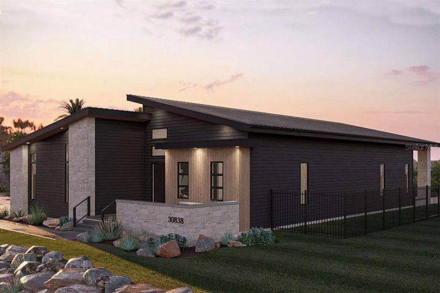 Front exterior of a new home in , Tampa, FL, highlighting curb appeal (Image 2). Front exterior of a new home in , Tampa, FL, highlighting curb appeal (Image 2).