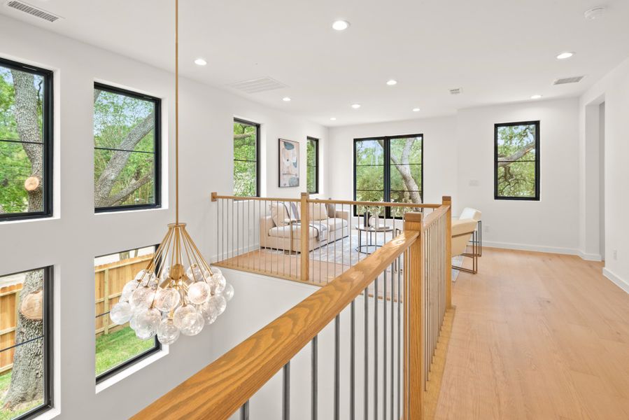 Furnished interior view inside a new home in , Houston (Image 9). Furnished interior view inside a new home in , Houston (Image 9).