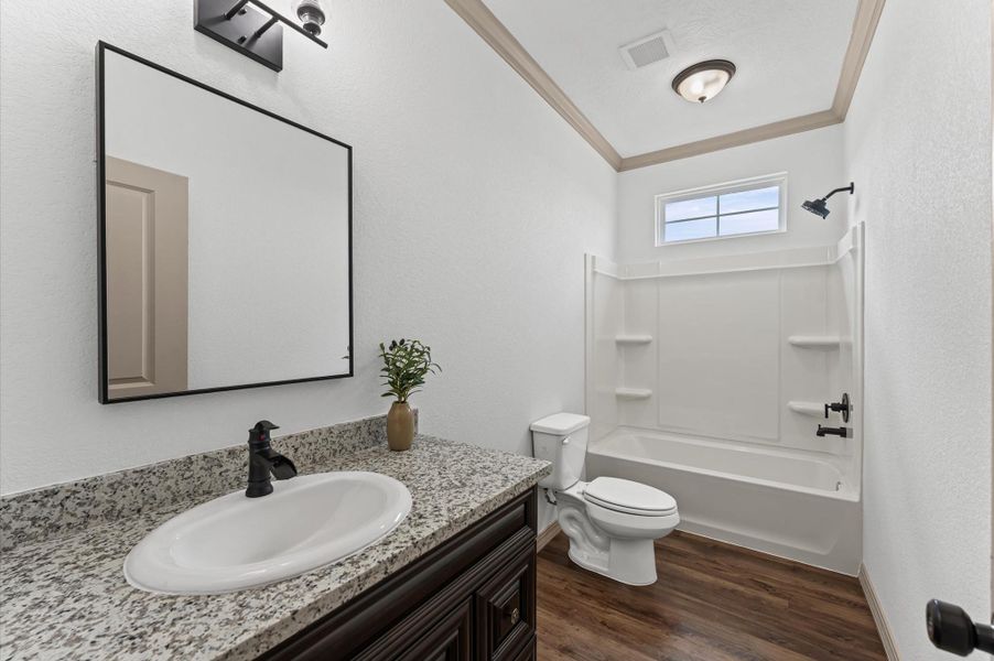 Furnished interior view inside a new home in , Huffman (Image 27).
