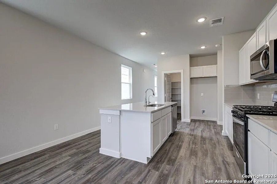 Furnished interior view inside a new home in Summerlin, San Antonio (Image 3).
