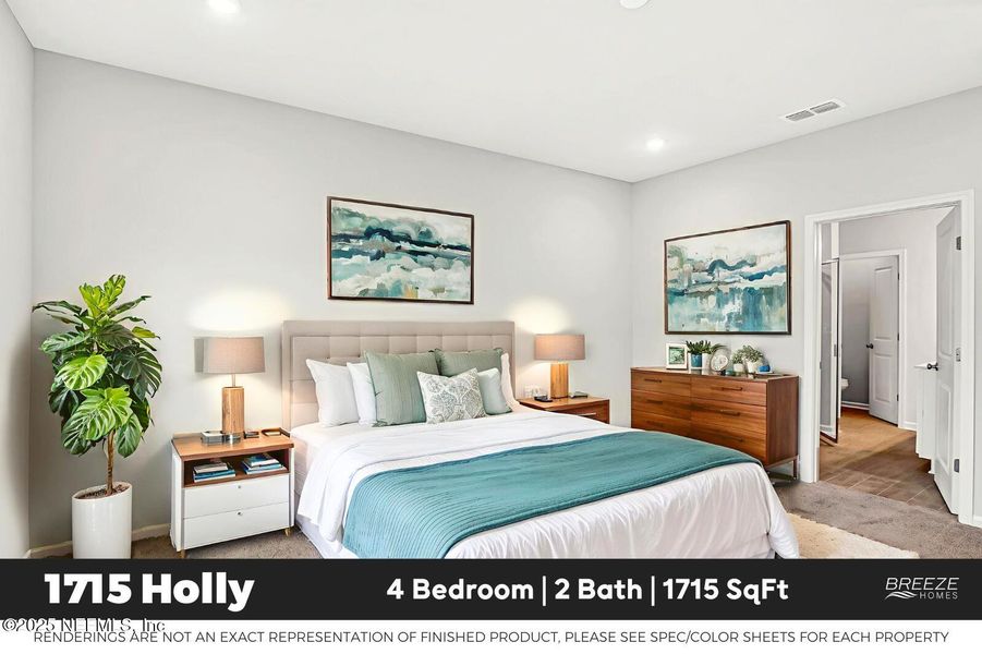 Furnished interior view inside a new home in Saddle Oaks, Jacksonville (Image 4).