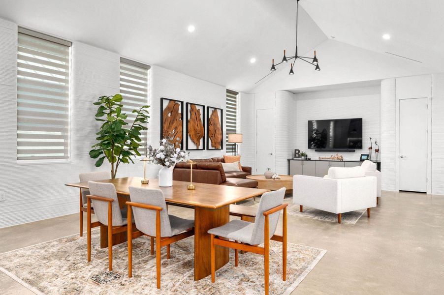 Furnished interior view inside a new home in Wolf Ranch: Genesis Collection, Georgetown (Image 22). Furnished interior view inside a new home in Wolf Ranch: Genesis Collection, Georgetown (Image 22).