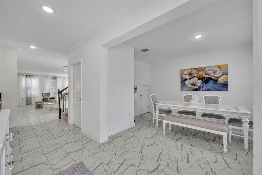 Furnished interior view inside a new home in , Leesburg (Image 16).