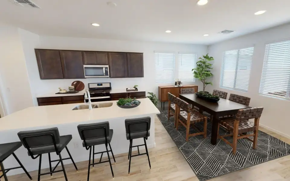 Furnished interior view inside a new home in Blossom Rock, Apache Junction (Image 4). Furnished interior view inside a new home in Blossom Rock, Apache Junction (Image 4).