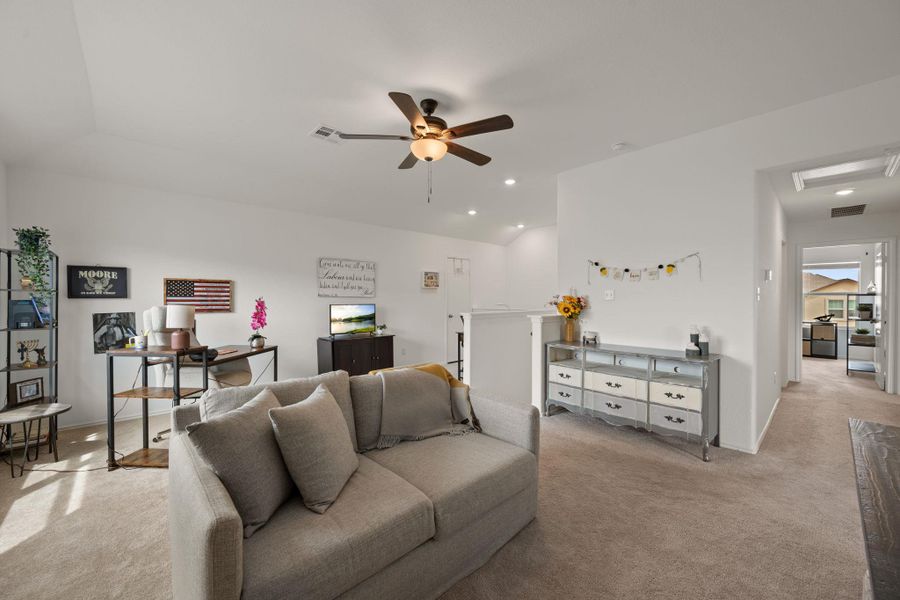 Furnished interior view inside a new home in Thunder Rock, Marble Falls (Image 11).