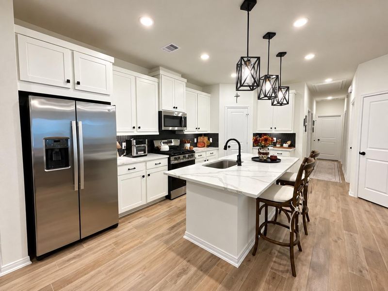 Furnished interior view inside a new home in Woodforest, Montgomery (Image 26).