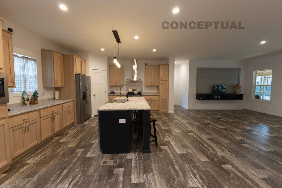 Furnished interior view inside a new home in , Early Branch (Image 7).