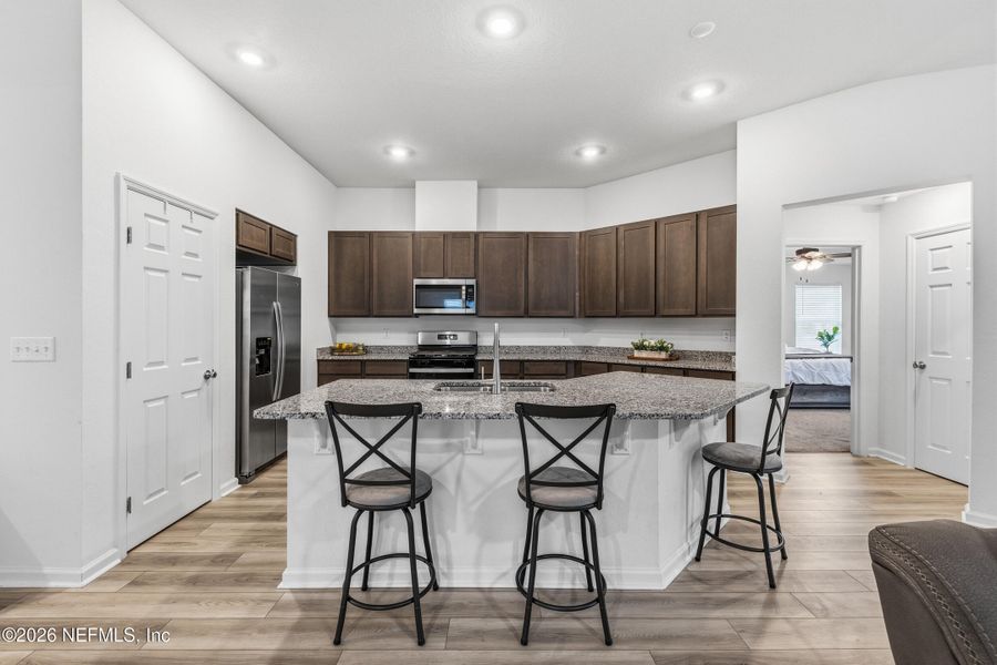 Furnished interior view inside a new home in Copper Ridge, Jacksonville (Image 9).