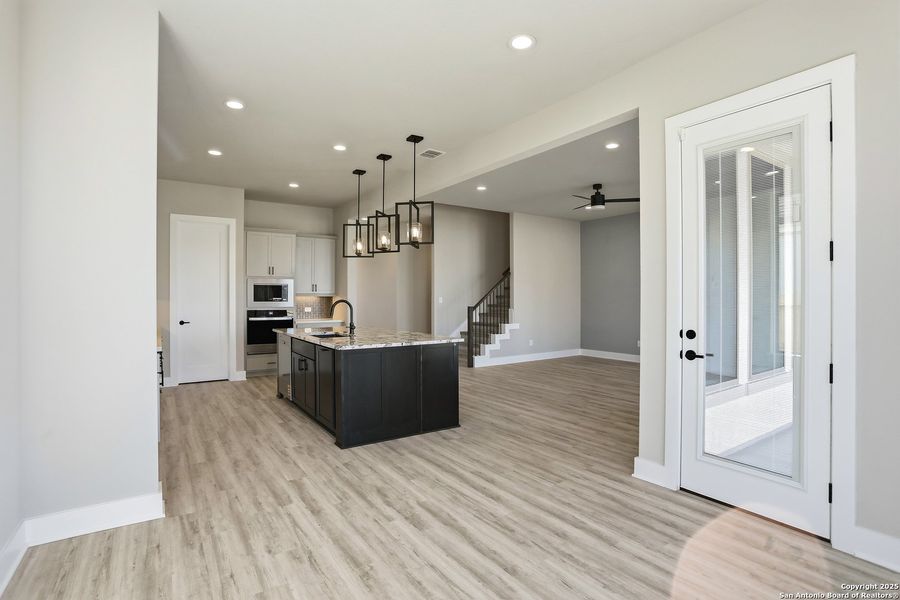 Furnished interior view inside a new home in Legacy at Lake Dunlap, New Braunfels (Image 18). Furnished interior view inside a new home in Legacy at Lake Dunlap, New Braunfels (Image 18).