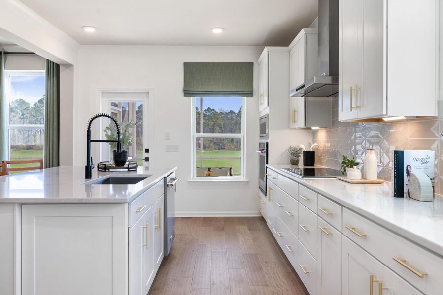 Furnished interior view inside a new home in The Oaks, Goose Creek (Image 31).