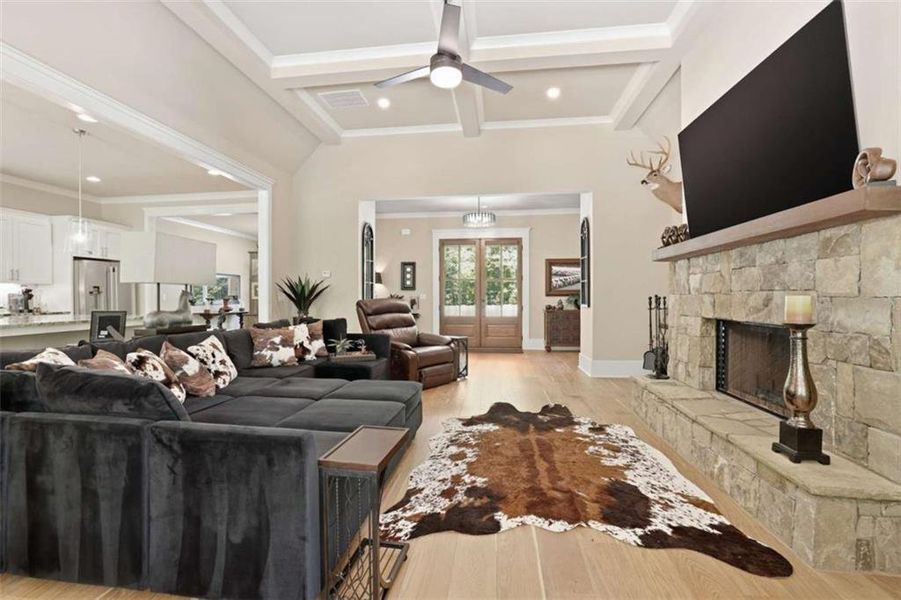 Furnished interior view inside a new home in , Clarkesville (Image 48).