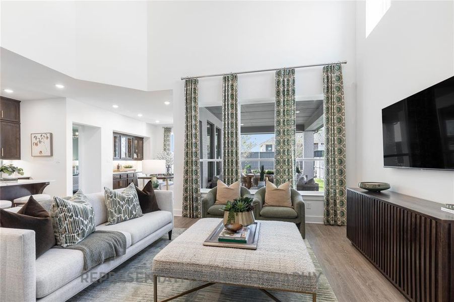 Furnished interior view inside a new home in Landmark, Denton (Image 12). Furnished interior view inside a new home in Landmark, Denton (Image 12).