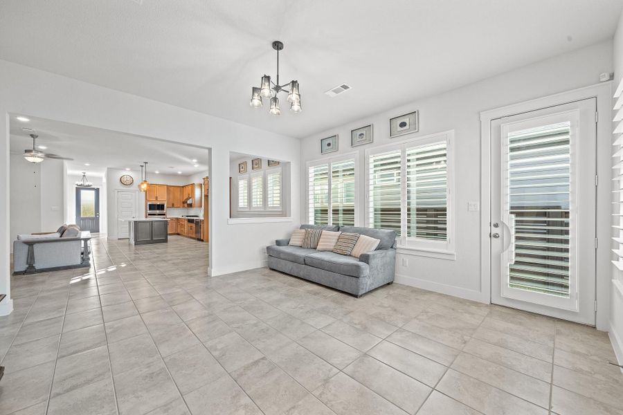 Furnished interior view inside a new home in , Cypress (Image 5). Furnished interior view inside a new home in , Cypress (Image 5).