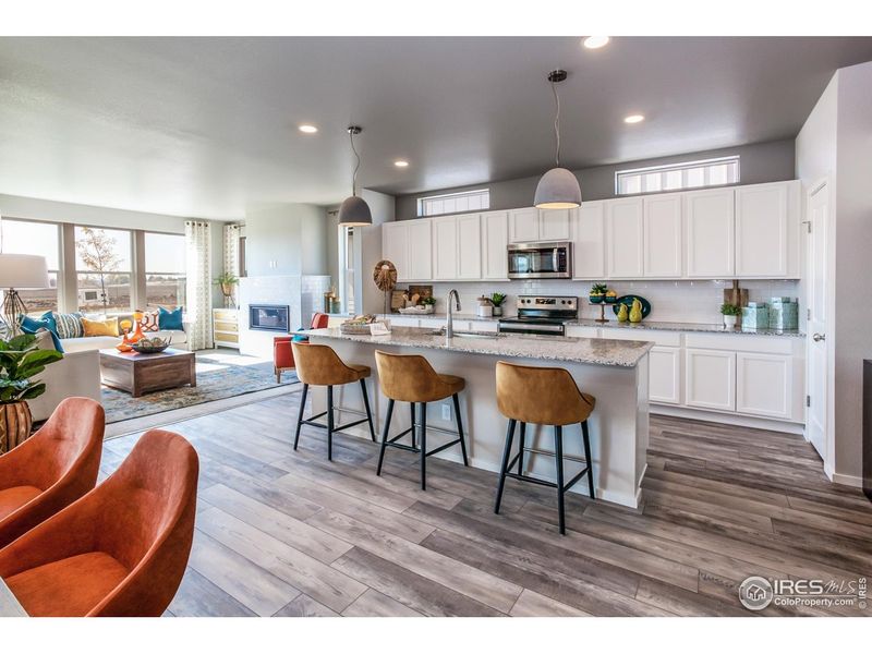 Furnished interior view inside a new home in Prairie Song, Windsor (Image 25).